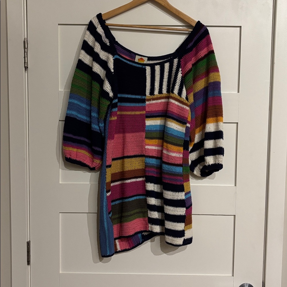 FARM Rio Colorful Knit Mini Dress